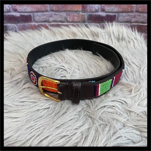 Accessories - Indigenous Native American Hand Beaded Belt